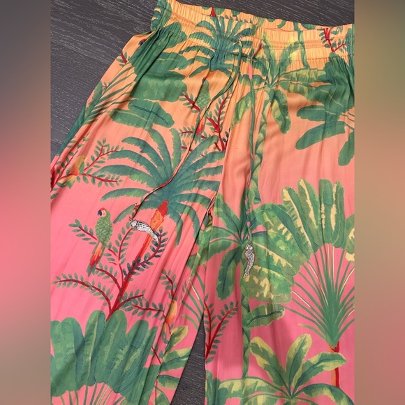 NWOT Rachel Zoe Wide Leg Silk Print Pants | Size small - Picture 7 of 10